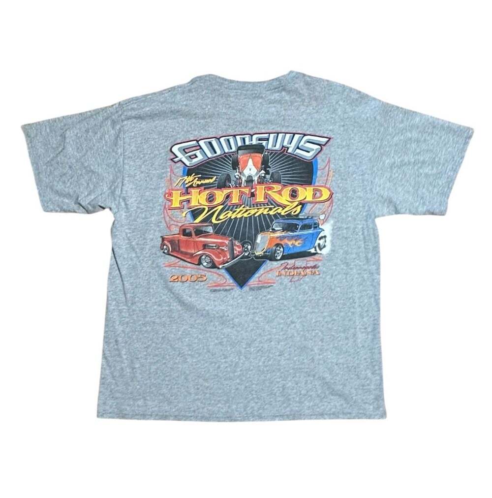 Vintage 2005 Goodguys 17th Annual Hot Rod Nationals Indianapolis Graphic T-Shirt